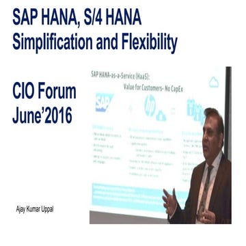 Cio forum s4hana