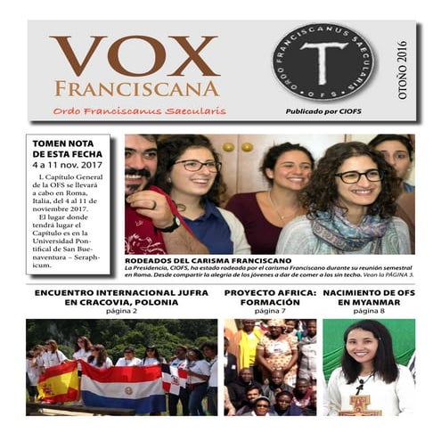 Ciofs vox franciscana   otoño 2016