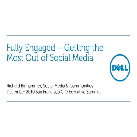 CIO Presentation about social media