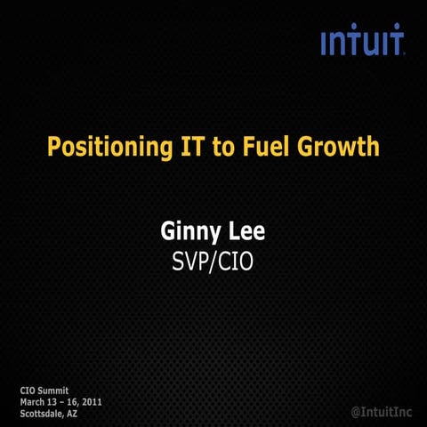 Positioning IT to Fuel Growth