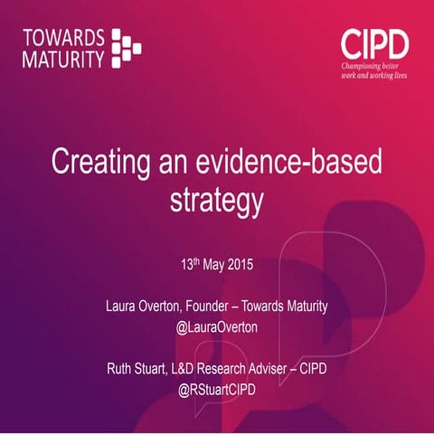 Using an Evidence-Based Learning Strategy to Win Hearts and Minds