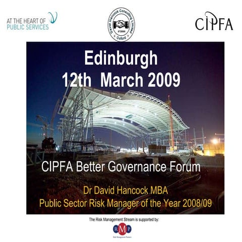 Cipfa Workshops Scotland
