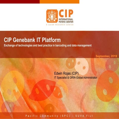 CIP Genebank IT Platform