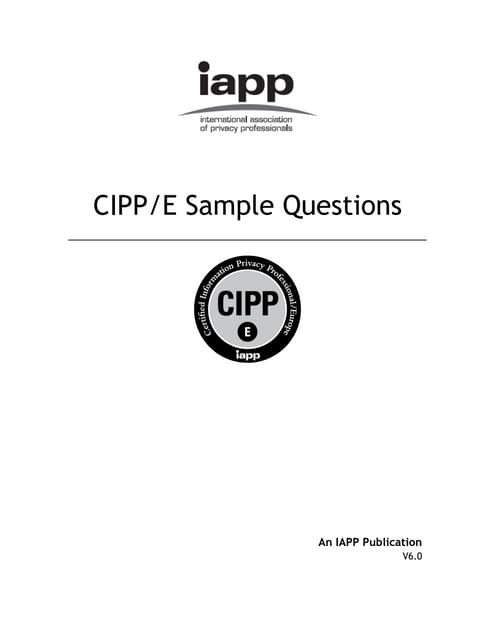 CIPM Quizfragen Und Antworten