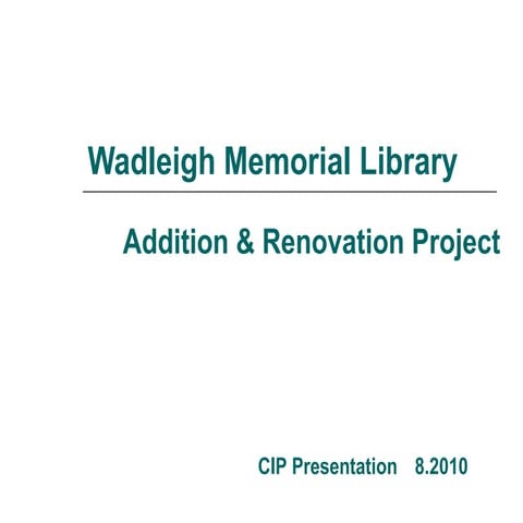 Cip presentation 8.2010