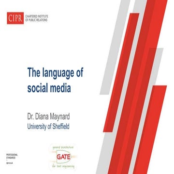 The language of social media