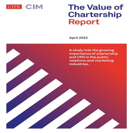 Value of Chartership (CIPR and CIM)
