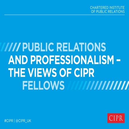 CIPR Fellows Engagement Survey | PDF