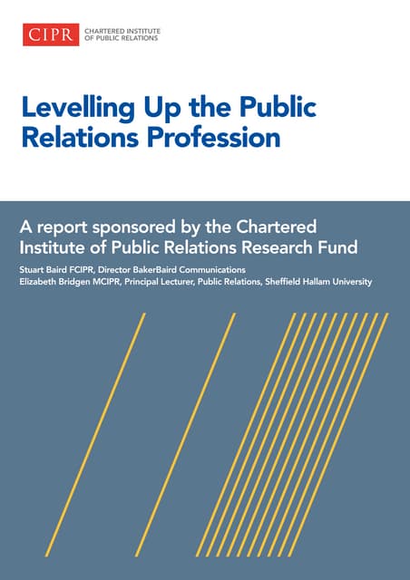 Chartered Institute Of Public Relations presentations
