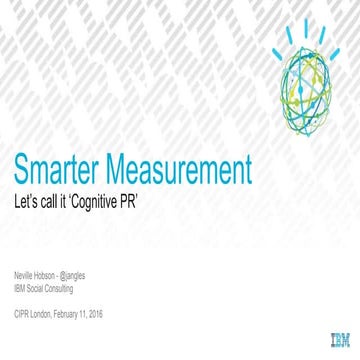Smarter Measurement