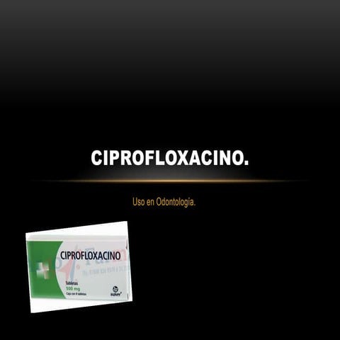 Cipro 500mg spanish