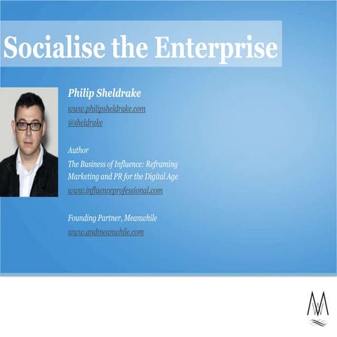 CIPR Strategic Management Series (Jan 2012) - #CIPR - Philip Sheldrake: Socia...