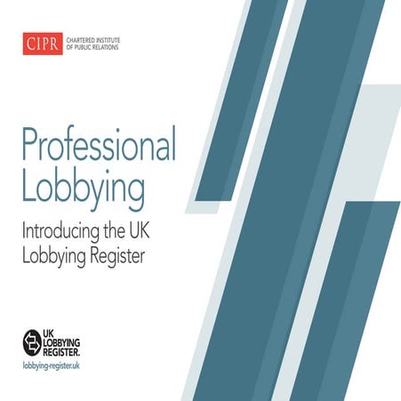 CIPR Professional Lobbying Booklet