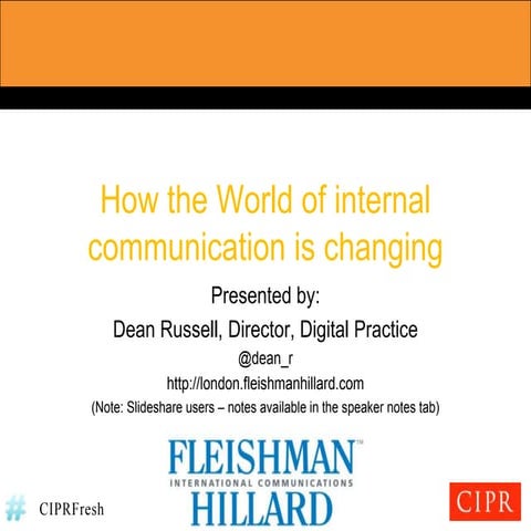 CIPR Social media inside   