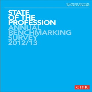 CIPR - State of the Profession 2012...