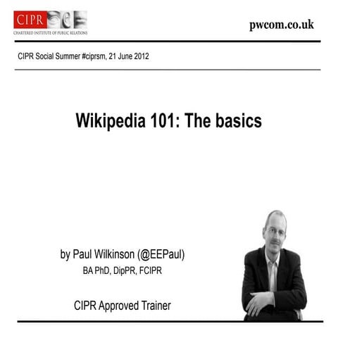 Wikipedia basics