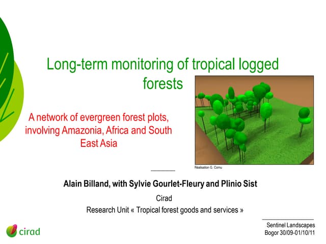 thumbnail of  Long-term monitoring of tropical logged forests