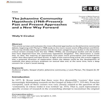 Cirafesi - Johannine Community (2014).pdf