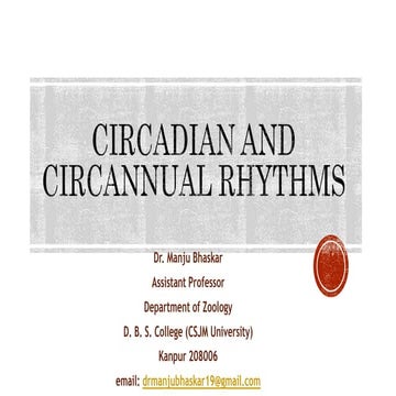 Circadian and Circannual Rhythms