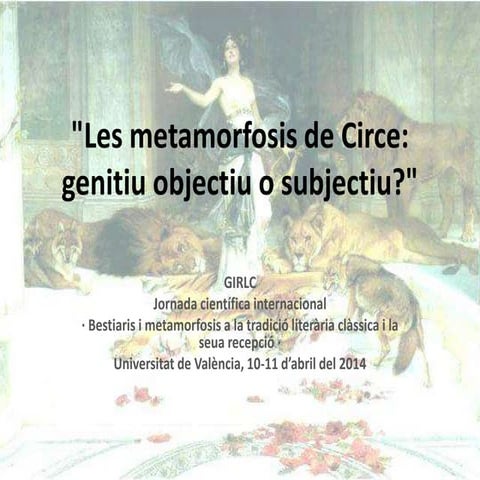 Les metamorfosis de Circe