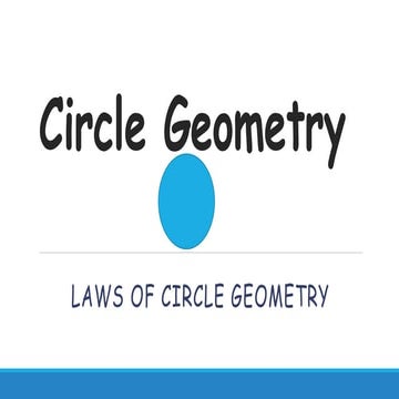 Circle geometry