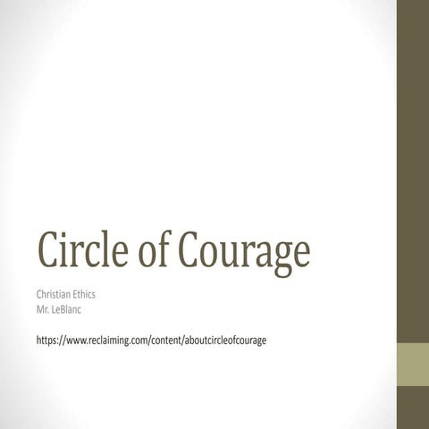 Circle of courage