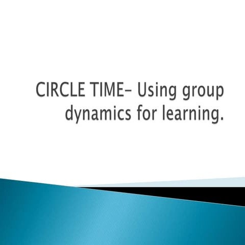 CIRCLE TIME- using a group dynamics for learning-1.pptx