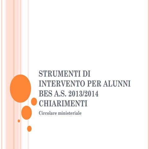 Circolare alunni bes 22.11..2013