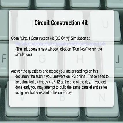 Circuit construction kit 4 27-2012