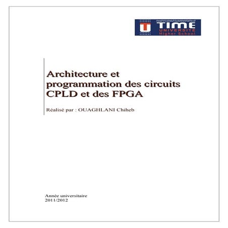 Architecture et programmation des circuits CPLD et des FPGA