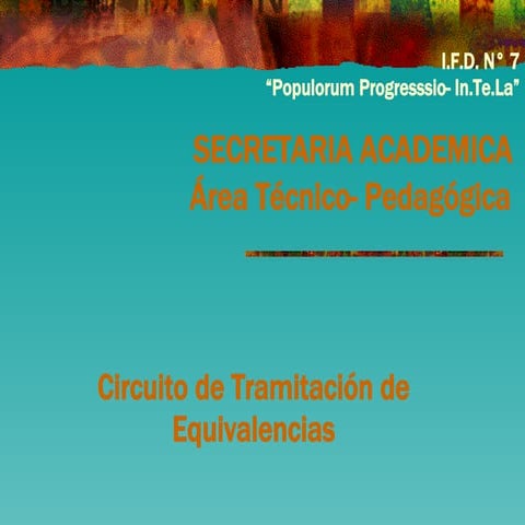 Circuito de Equivalencias