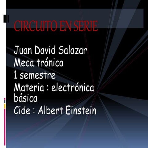 Circuito en serie