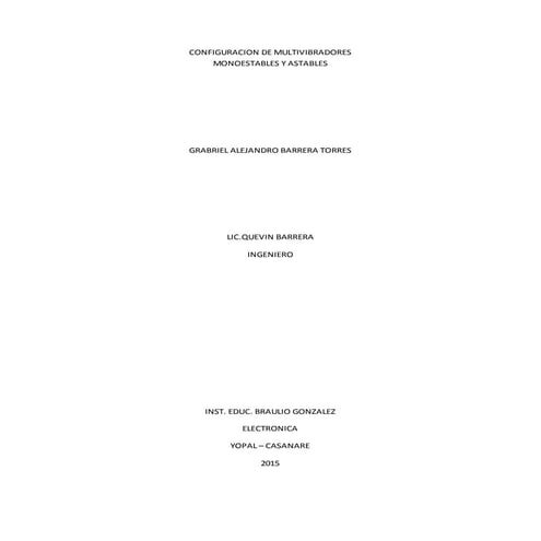 Circuito integrado 555. 