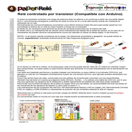 Circuito relevador transistor