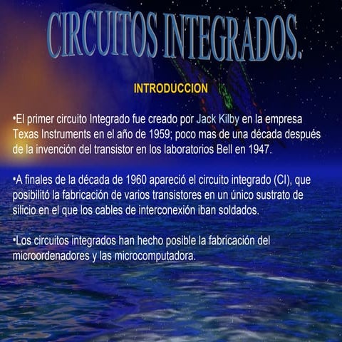 Circuitos Integrados.