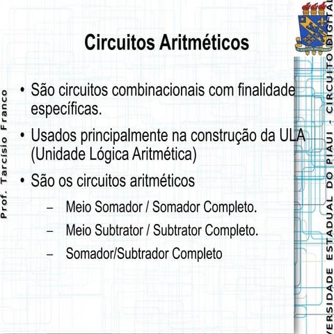 Circuitos Aritmeticos