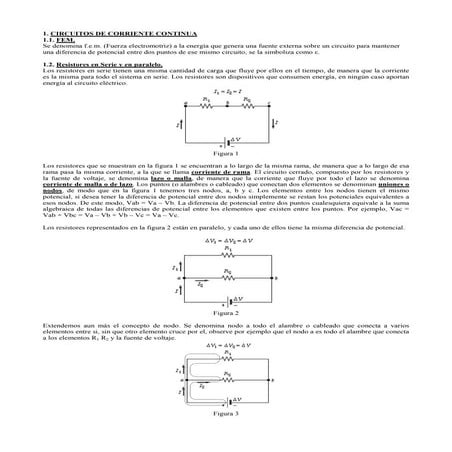 Circuitos de corriente continua