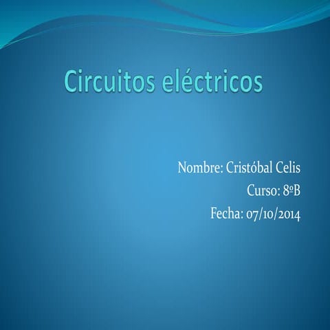 Circuitos eléctricos