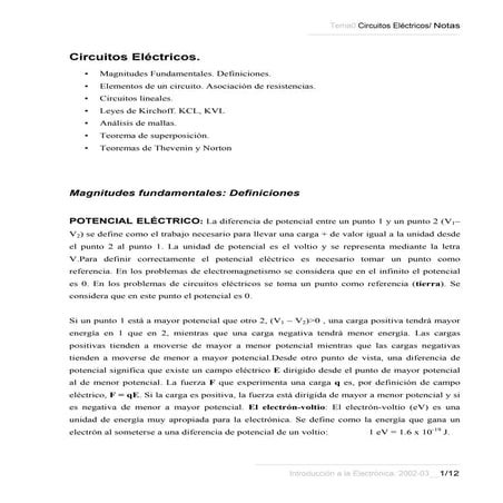 Circuitos electricos