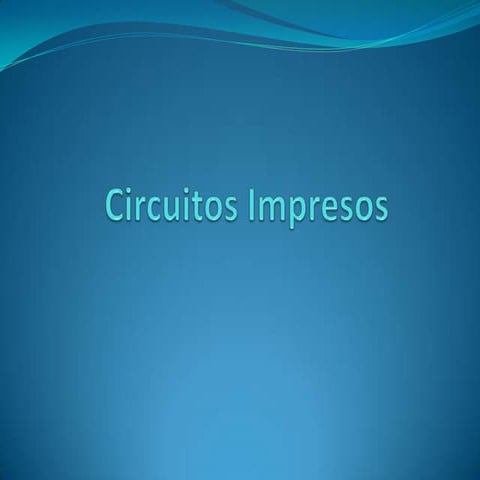 Circuitos impresos