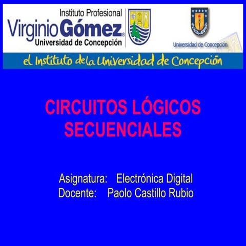 Circuitos lógicos secuenciales