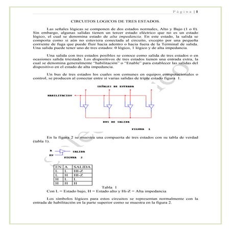Circuitos logicos de tres estados
