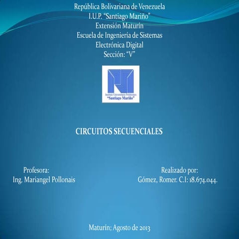 Circuitos secuenciales