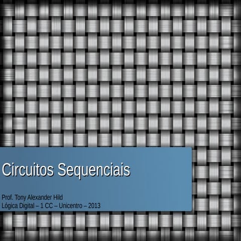 Circuitos sequenciais