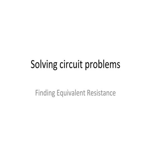Circuit problem