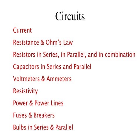 Circuits