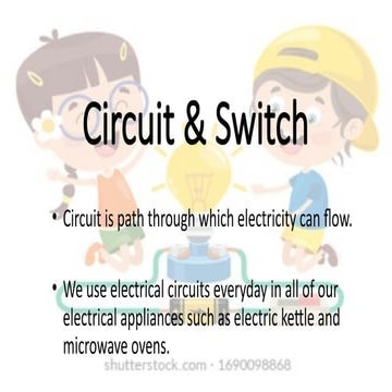 Circuit and Switch grade three science pptx