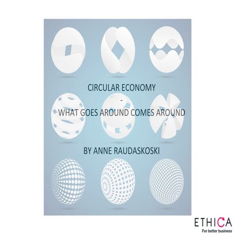 Anne Raudaskoski: Circular Economy - What goes around comes around