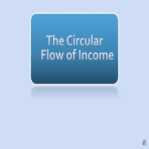 Circular flow of income