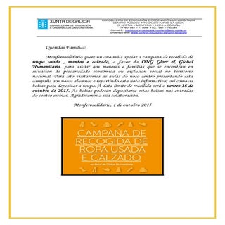 Circular glorr campaña recollida de...